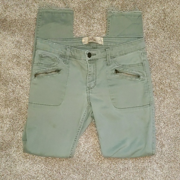 Hollister Denim - Hollister Olive green jeans